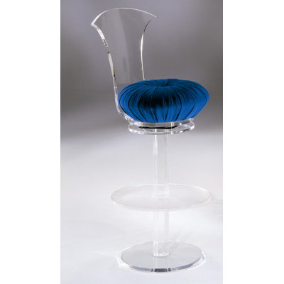 Swivel Bar Stool Upholstery: Cinnabar