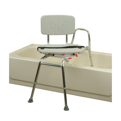 Transfer Bench with Molded Swivel Seat and Back image
