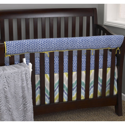 Zebra Romp 4 Piece Crib Bedding Set image