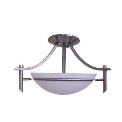 Sierra Point 2 Light Semi Flush Mount