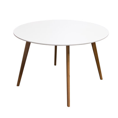 Retro Dining Table Top Finish White