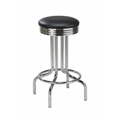 Swivel Bar Stool Seat Height: 26 inch, Upholstery: Dark Walnut Wood