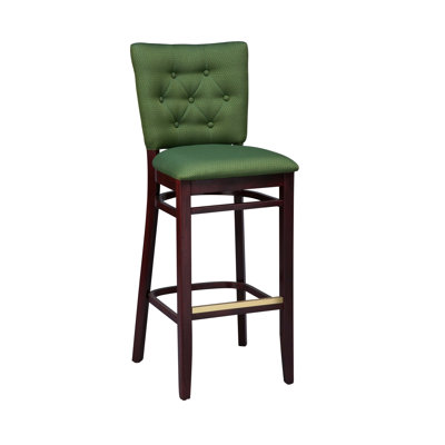 Bar Stool Seat Height: 24 inch, Finish: Black