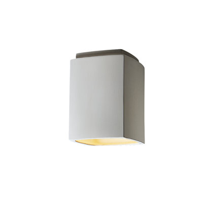 Radiance Rectangular Flush Mount Finish: Hammered Copper Radiance Rectangular Flush Mount Finish: Hammered Copper