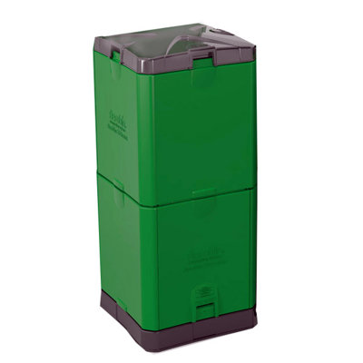 Exaco trading aerobin 400 insulated composter and self aeration system