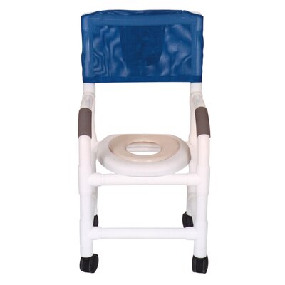 Standard Deluxe Small Adult Shower Chair Color: Royal Blue image