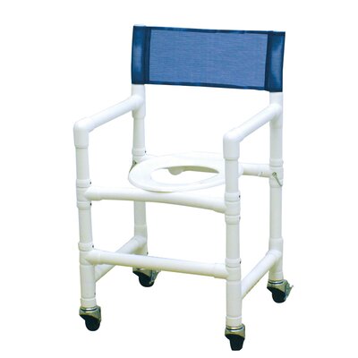 Standard Deluxe Folding Capacity Shower Chair Color: Royal Blue image