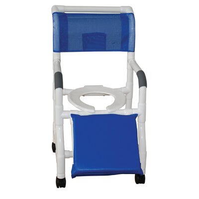 Standard Deluxe Shower Chair for Uni and Bi Lateral Amputee Individuals Color: Royal Blue image