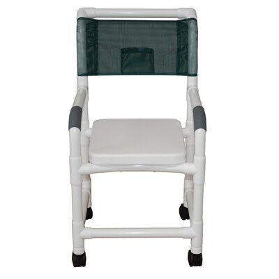 Standard Deluxe Shower Chair with Soft Seat Complete Color: Royal Blue image
