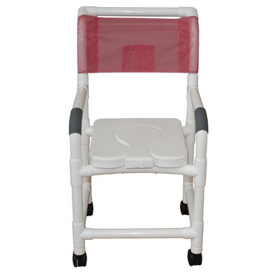 Standard Deluxe Shower Chair with Dual Use Soft Seat Color: Forest Green image