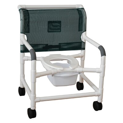 Extra Wide Deluxe Shower Chair Color: Royal Blue image