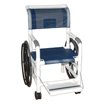 Self Propelled 21 Bariatric Wheelchair Color: Royal Blue image