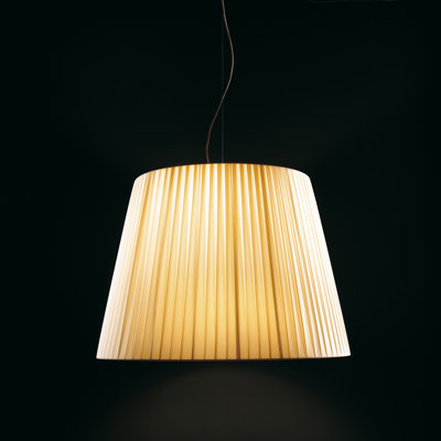 Royal S Oversized Drum Pendant Shade Color: Beige