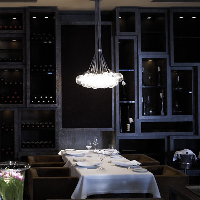 Ilde 13 Light Pendant Cord Color: Black