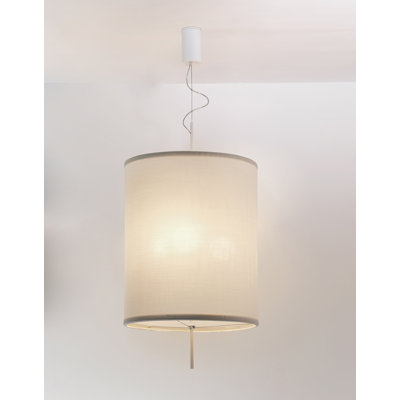 Adolight 1 Drum Pendant Shade Color: Off-White