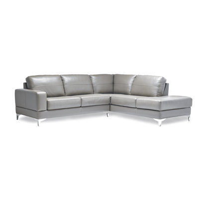 Sofas to Go AL-FELI-LAS-BER-GRE Finch Leather Sectional