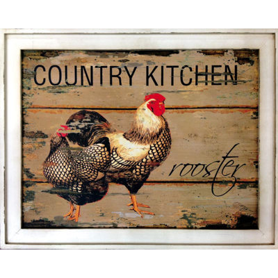 Handsome Rooster Wall Plaque