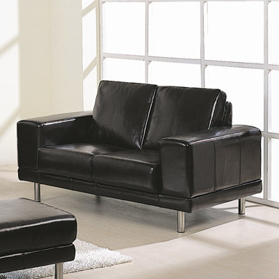 Concorde BL Loveseat BVF1025 Hokku Designs Concorde Bycast Leather Loveseat