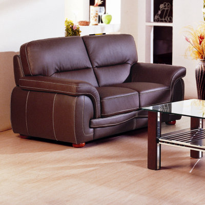 Sienna BR LS BVF1142 Hokku Designs Sienna Leather Loveseat