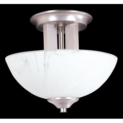 Solstice 2 Light Semi Flush Mount