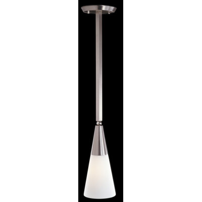 Syzygy 1 Light Pendant Finish: Ebony w/ Polished Nickel Accents