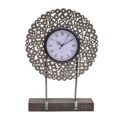 Manhattan Metal Washer Table Clock image