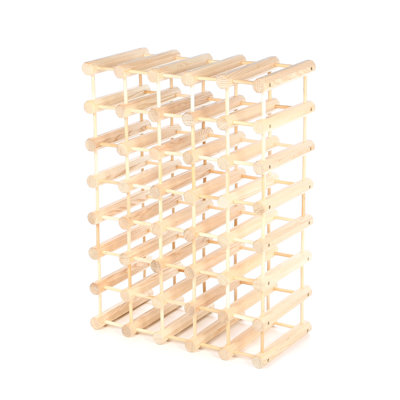 40 Bottle Floor Wine Rack Finish: Natural