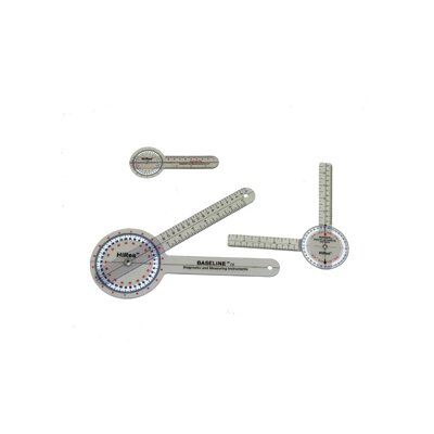 Hires 360 Degree Clear Plastic Goniometer Size: 6 image