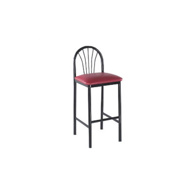 30 inch Bar Stool Upholstery: Gunmetal