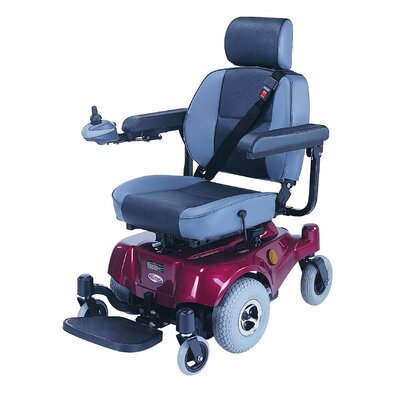 Compact Mid - Wheel Drive Power Chair Color: Burgundy image