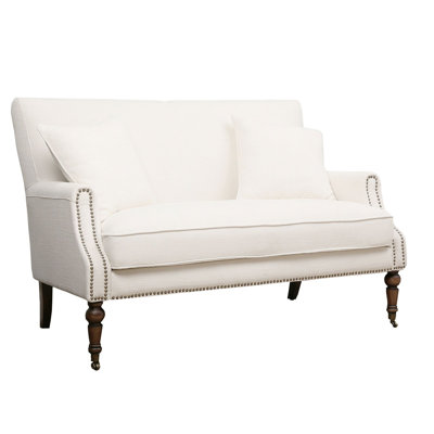 MP-3325-IVY BYV3184 Abbyson Living Penrose Nailhead Trim Settee