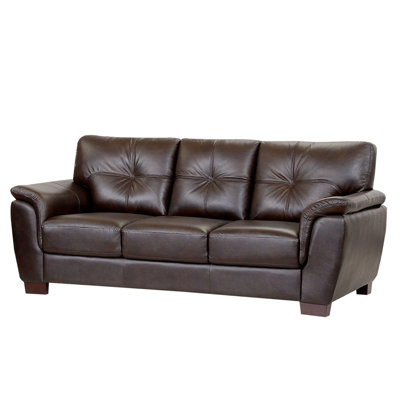 CI-1789-BRN-3 BYV3349 Abbyson Living Belize Leather Sofa