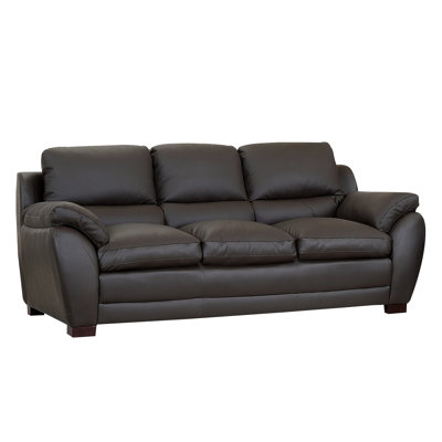 CI-1200-BRN-3 BYV3345 Abbyson Living Monarch Leather Sofa