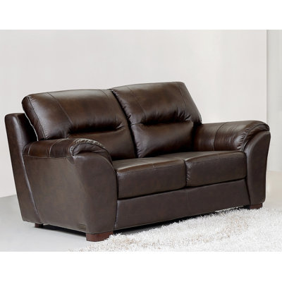 CI-1801-BRN-2 BYV3354 Abbyson Living Caprice Leather Loveseat