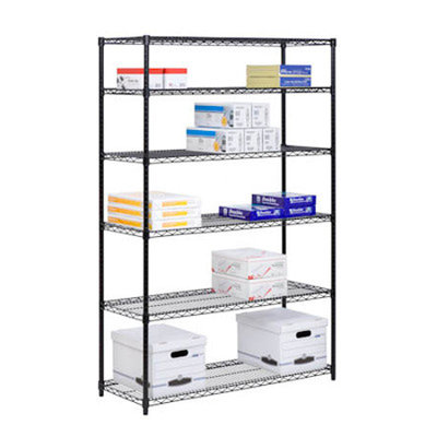 72 H 6 Shelf Shelving Unit Starter Finish: Black image