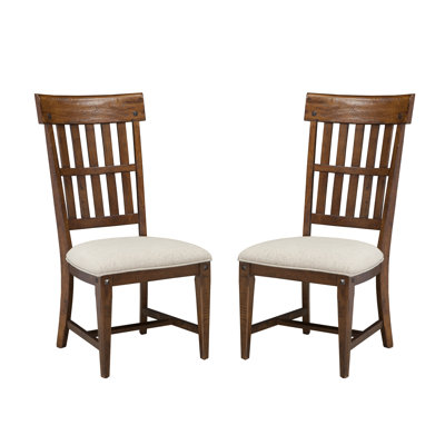 Wolf Creek Slat Back Side Chair (Set of 2)