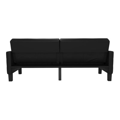 Ebern Designs EBND4539 Anabelle Faux Leather Convertible Sofa