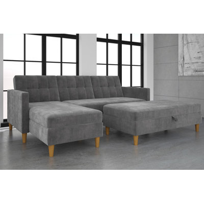 Brayden Studio BYST3307 Stigall Reversible Sleeper Sectional Upholstery