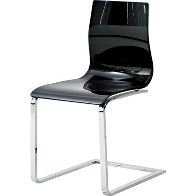 Gel SL Side Chair (Set of 2) Finish: Black