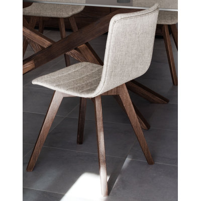 Flexa-LX Side Chair (Set of 2) Frame: Anthracite, Seat: Flirt Sand