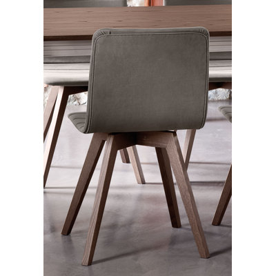 Flexa-LX Side Chair (Set of 2) Frame: Chocolate, Seat: Flirt Brown
