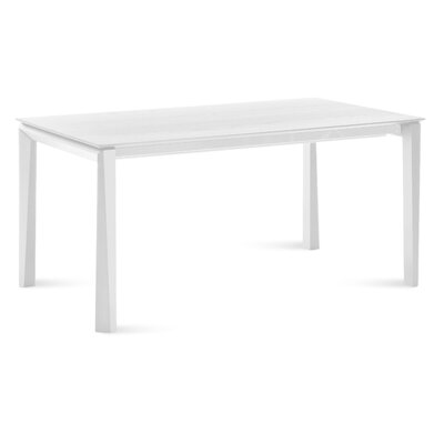 Universe Extendable Dining Table Finish White Matte Lacquered Size 122 