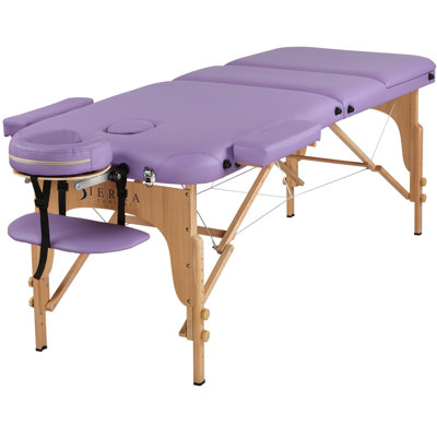 Relax Portable Massage Table Color: Purple image