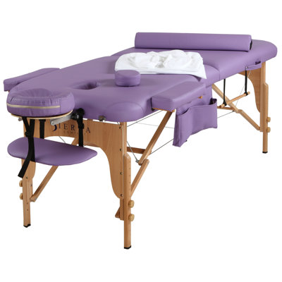 All Inclusive Portable Massage Table Finish: Purple image