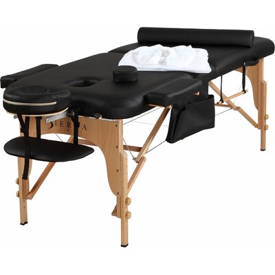 All Inclusive Portable Massage Table Finish: Black image