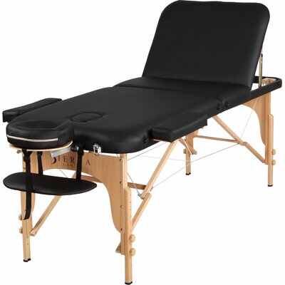 Relax Portable Massage Table Color: Black image