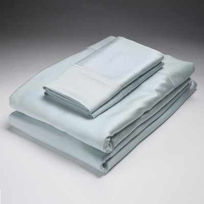 Bamboo Pillowcase Size: King Color: Sky image