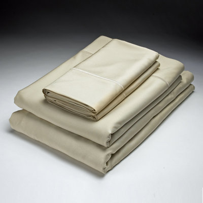 Bamboo Pillowcase Size: King Color: Hemp image