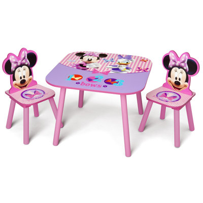 Delta Children Minnie Mouse Kid’s 3 Piece Table and Chair Set TT89444MN