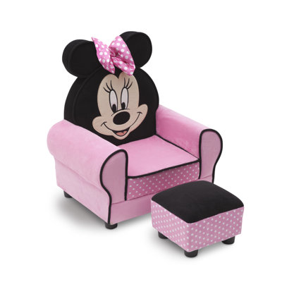 Delta Children Minnie Mouse Kids Club Chair & Ottoman UP85751MN
